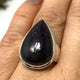 Iolite Sunstone Teardrop Cabochon Ring Size 7 PRGJ670