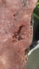 Pink Amethyst & Quartz Slice on Stand PASL-01