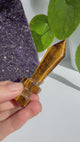 Tiger's Eye Sword Carving - Blue or Gold