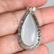 White Moonstone teardrop pendant KPGJ3091