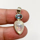 Moonstone and Blue Topaz Multi-stone Pendant PPGJ1190