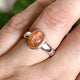 Sunstone Oval Cabochon Ring Size 7 PRGJ573