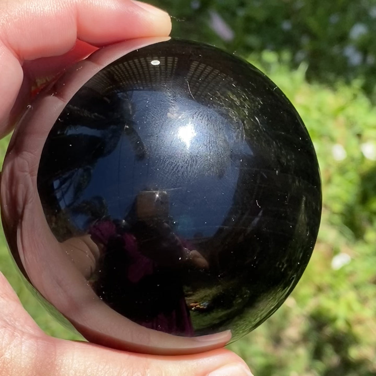 Rainbow Obsidian Sphere ROS-01