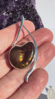 Fire Agate Pendant in Sterling Silver BTP-111