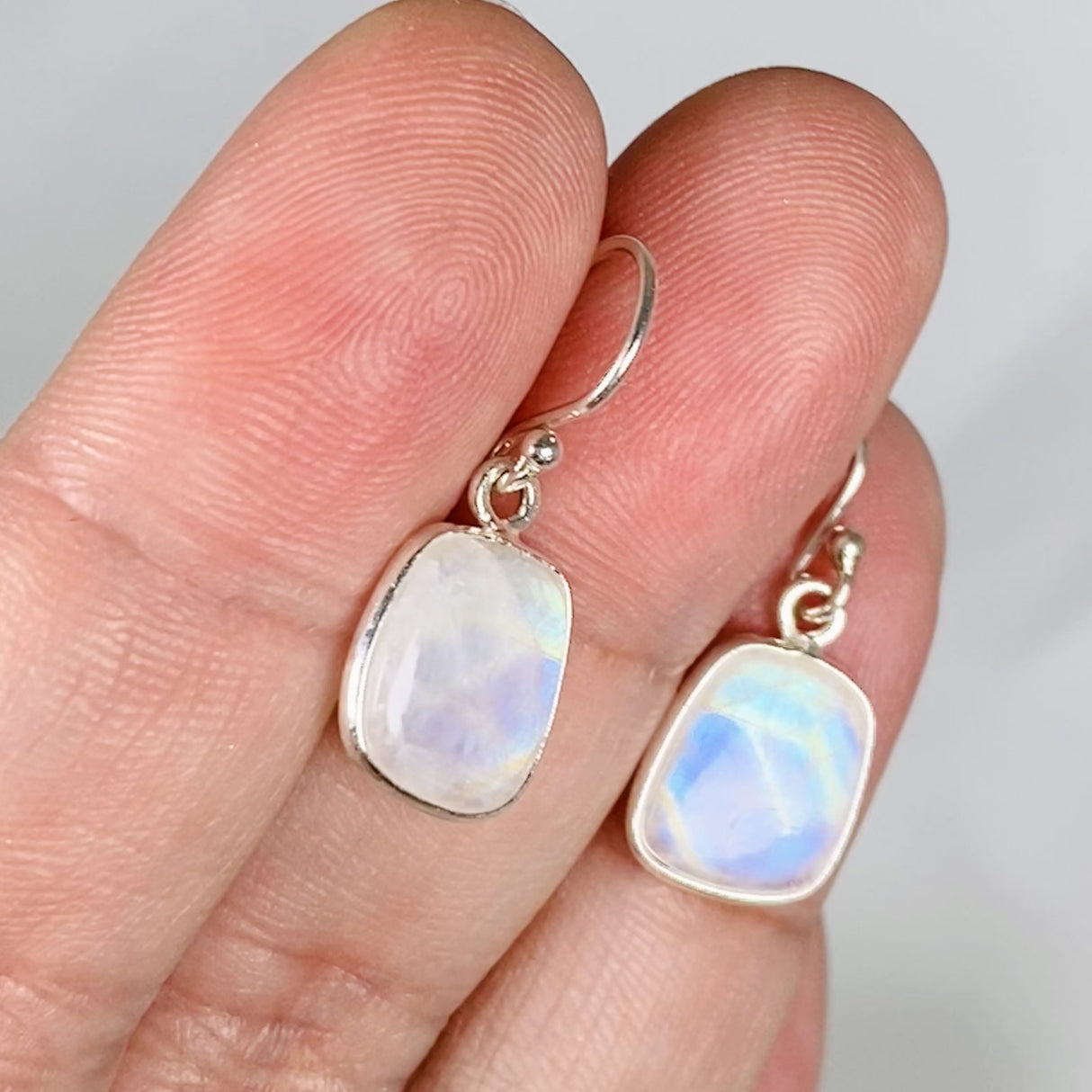 Moonstone Square Earrings KEGJ1391