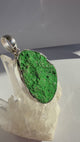 Uvarovite Garnet Freeform Raw Pendant MP500-UVT