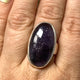 Iolite Sunstone Oval Cabochon Ring Size 8.5 PRGJ661