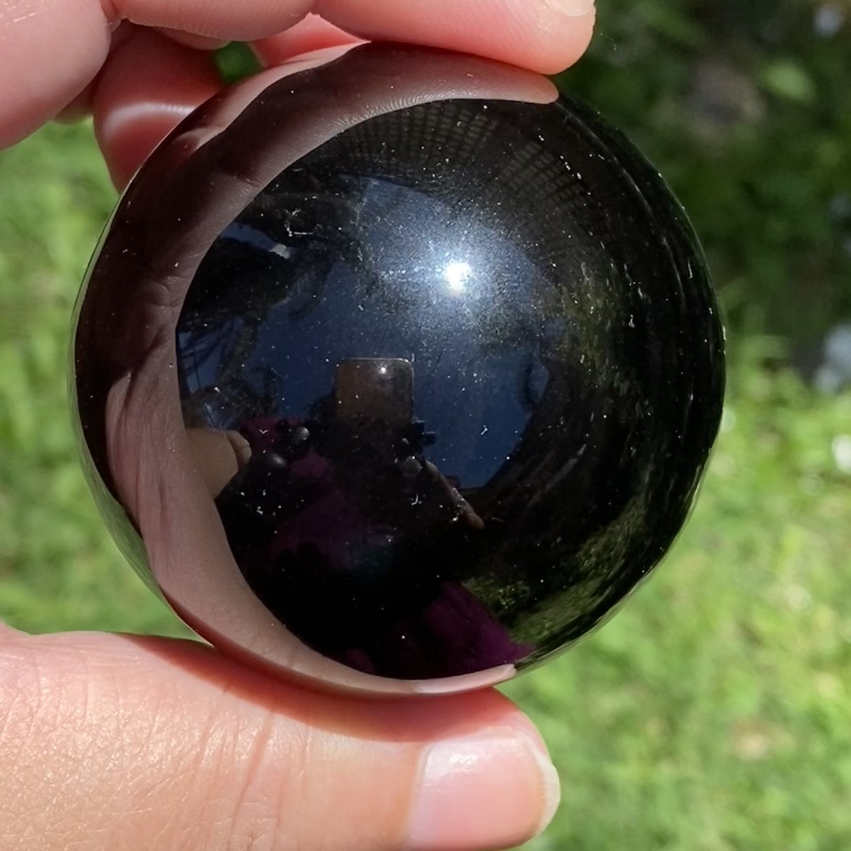 Rainbow Obsidian Sphere ROS-02