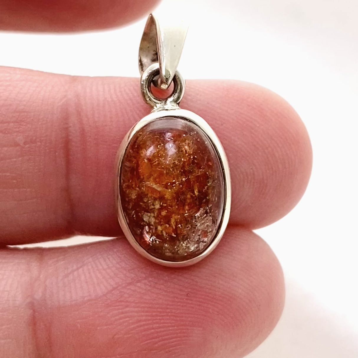 Sunstone Oval Cabochon Pendant PPGJ818