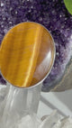 Golden Tiger's Eye Sterling Silver Statement Ring Size 11 KRGJ1291
