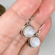 Moonstone Round Earrings KEGJ1400