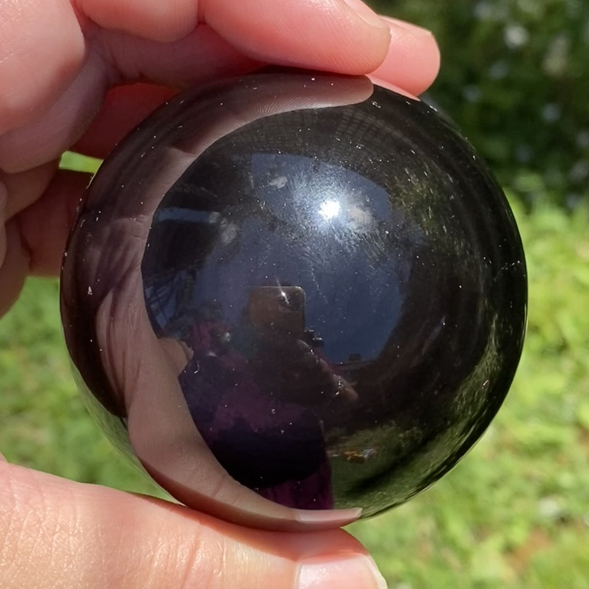 Rainbow Obsidian Sphere ROS-03