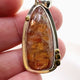 Sunstone Freeform Cabochon Pendant in a Decorative Setting KPGJ4694