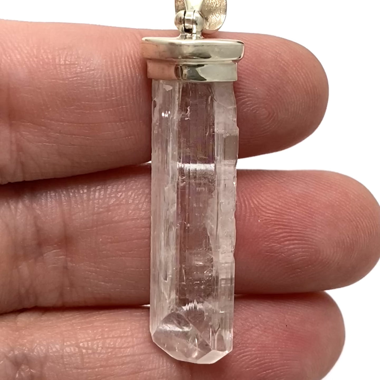 Danburite Raw Crystal Pendant GPJ11