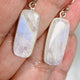 Moonstone Rectangular Earrings KEGJ1390