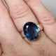Fluorite Oval Faceted Ring s.7 PRGJ305