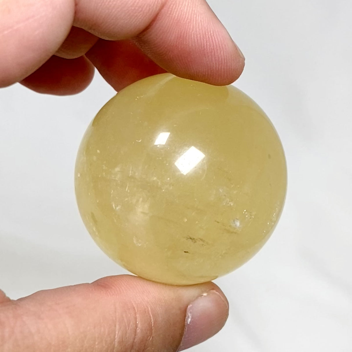 Honey Calcite Sphere 120-130g