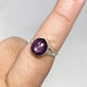 Star Ruby Oval Split Band Ring Size 9 KRGJ3185