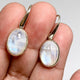 Moonstone Oval Cabochon Earrings PEGJ392