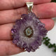 Amethyst Stalactite Pendant 52mm GPJ08