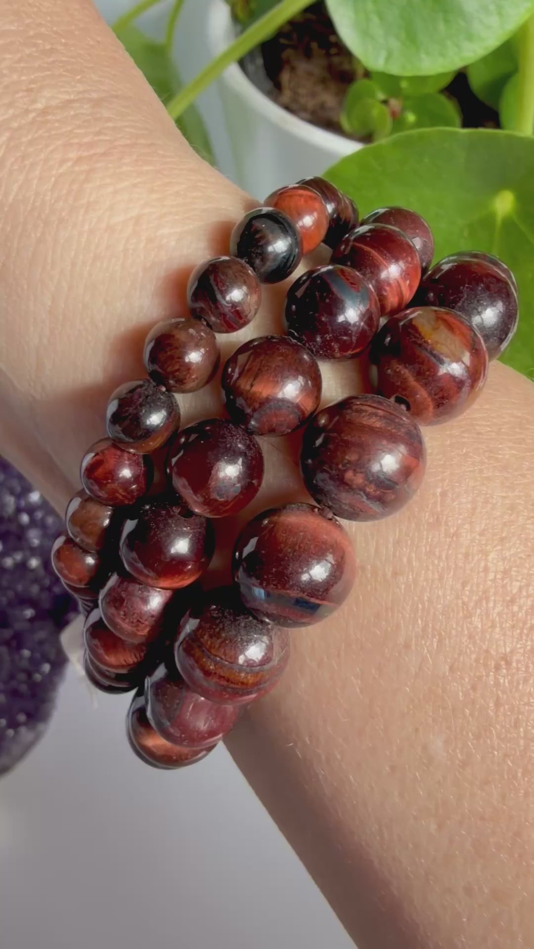 Red Tiger's Eye Bracelet