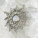 Moonstone Mandala Necklace NK340-MS