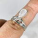 Moonstone Teardrop Ring with Filagree R3977