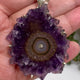 Amethyst Stalactite Pendant 65mm GPJ09