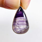 Purple Banded Fluorite teardrop pendant KPGJ3551 - Nature's Magick