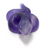 Purple Fluorite Snake with head up PFLS-01