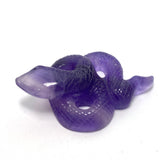 Purple Fluorite Snake with head up PFLS-01