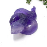 Purple Fluorite Snake with head up PFLS-01