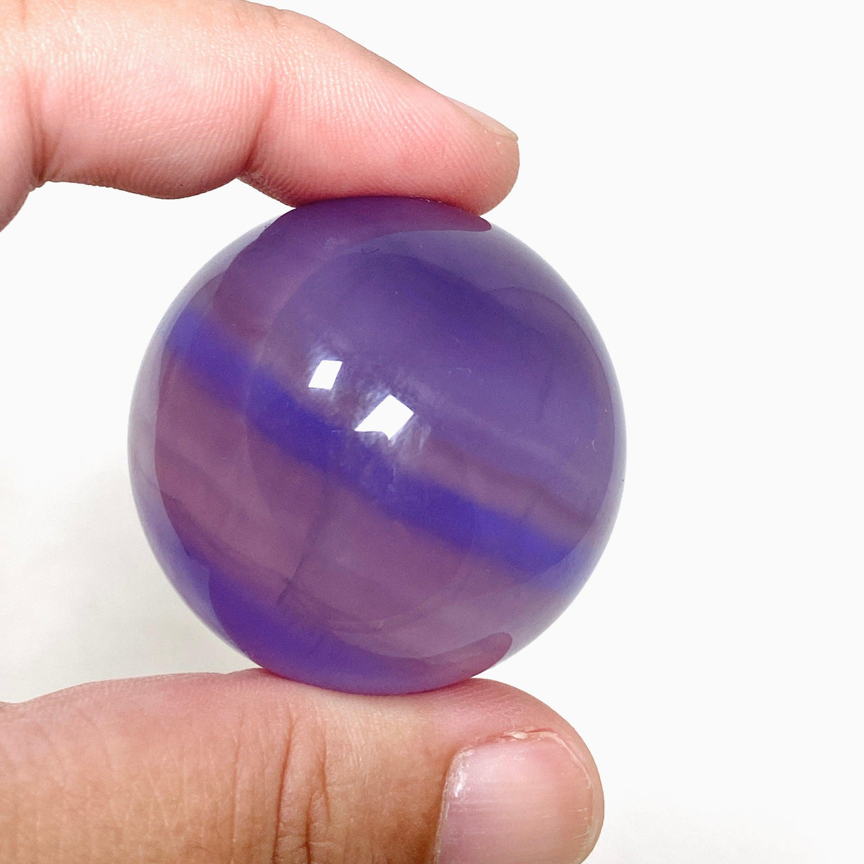 Purple Fluorite Sphere FLS-10 - Nature's Magick