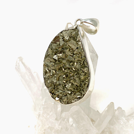 Pyrite Raw Freeform Pendant KPGJ4231 - Nature's Magick