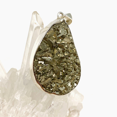 Pyrite Raw Freeform Pendant KPGJ4231 - Nature's Magick