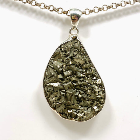 Pyrite Raw Freeform Pendant KPGJ4231 - Nature's Magick