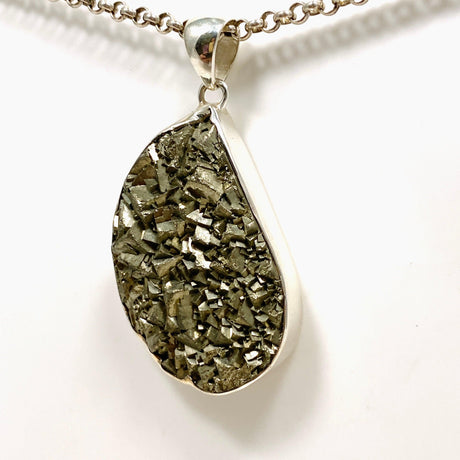 Pyrite Raw Freeform Pendant KPGJ4231 - Nature's Magick