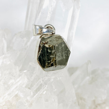 Pyrite Raw Pendant PPGJ518 - Nature's Magick