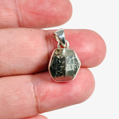 Pyrite Raw Pendant PPGJ518 - Nature's Magick