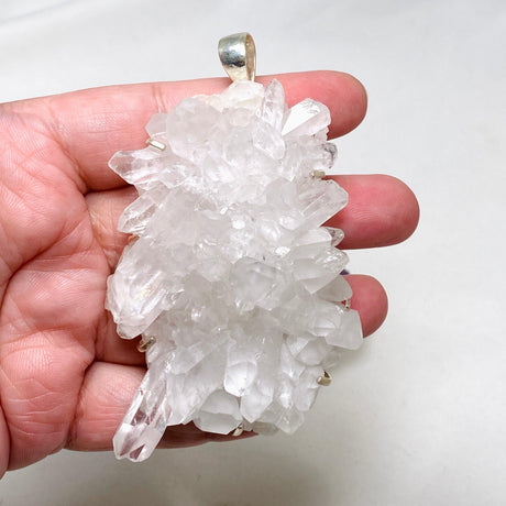 Quartz Cluster Raw Statement Pendant PPGJ714 - Nature's Magick