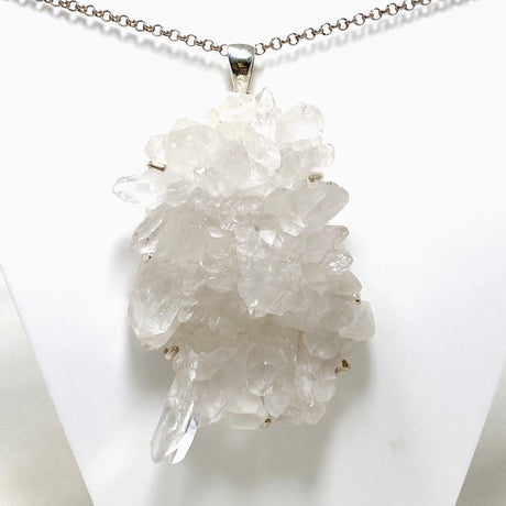 Quartz Cluster Raw Statement Pendant PPGJ714 - Nature's Magick