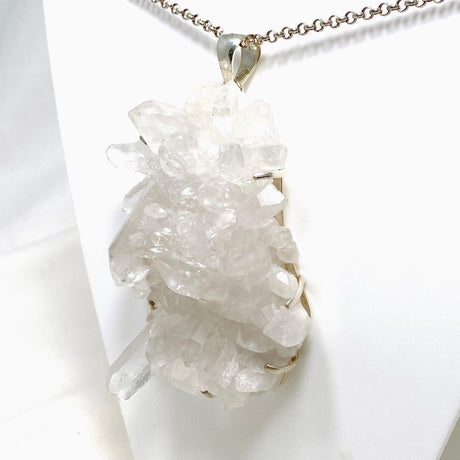 Quartz Cluster Raw Statement Pendant PPGJ714 - Nature's Magick