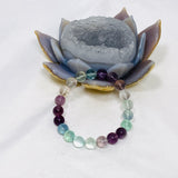 Rainbow Fluorite Bracelet - Nature's Magick