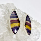 Rainbow Fluorite freeform earrings KEGJ1277 - Nature's Magick