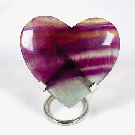 Rainbow Fluorite heart RFH-02 - Nature's Magick