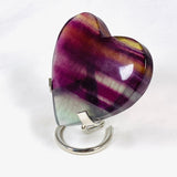 Rainbow Fluorite heart RFH-02 - Nature's Magick