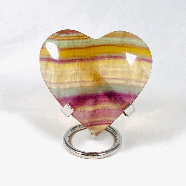 Rainbow Fluorite heart RFH-03 - Nature's Magick