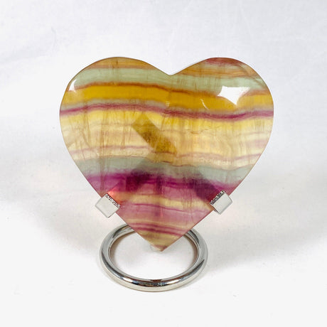 Rainbow Fluorite heart RFH-03 - Nature's Magick