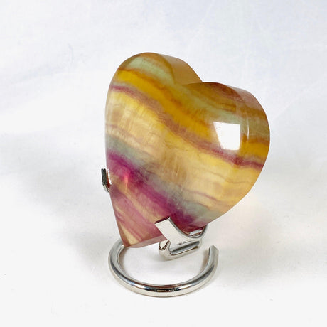 Rainbow Fluorite heart RFH-03 - Nature's Magick