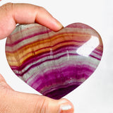 Rainbow Fluorite heart RFH-07 - Nature's Magick